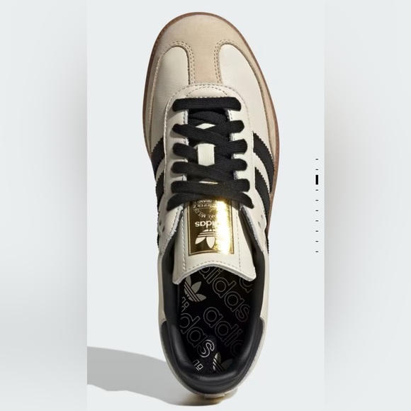 Adidas Cream and Black Retro Sneakers - Picture 4 of 4